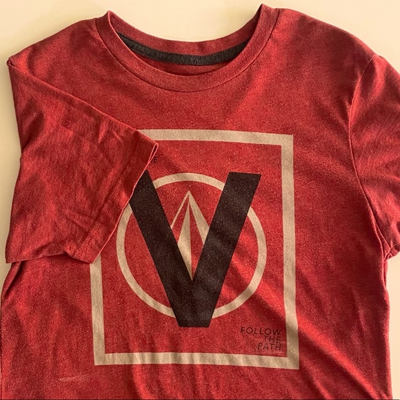 Red Volcom Graphic Tee - Picture 1 of 1